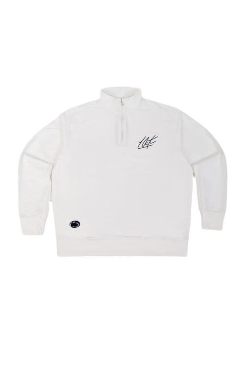 Signature Pro® Penn State Nittany Lion Men's LaVar Arrington Pullover 1/4 Zip Sweater
