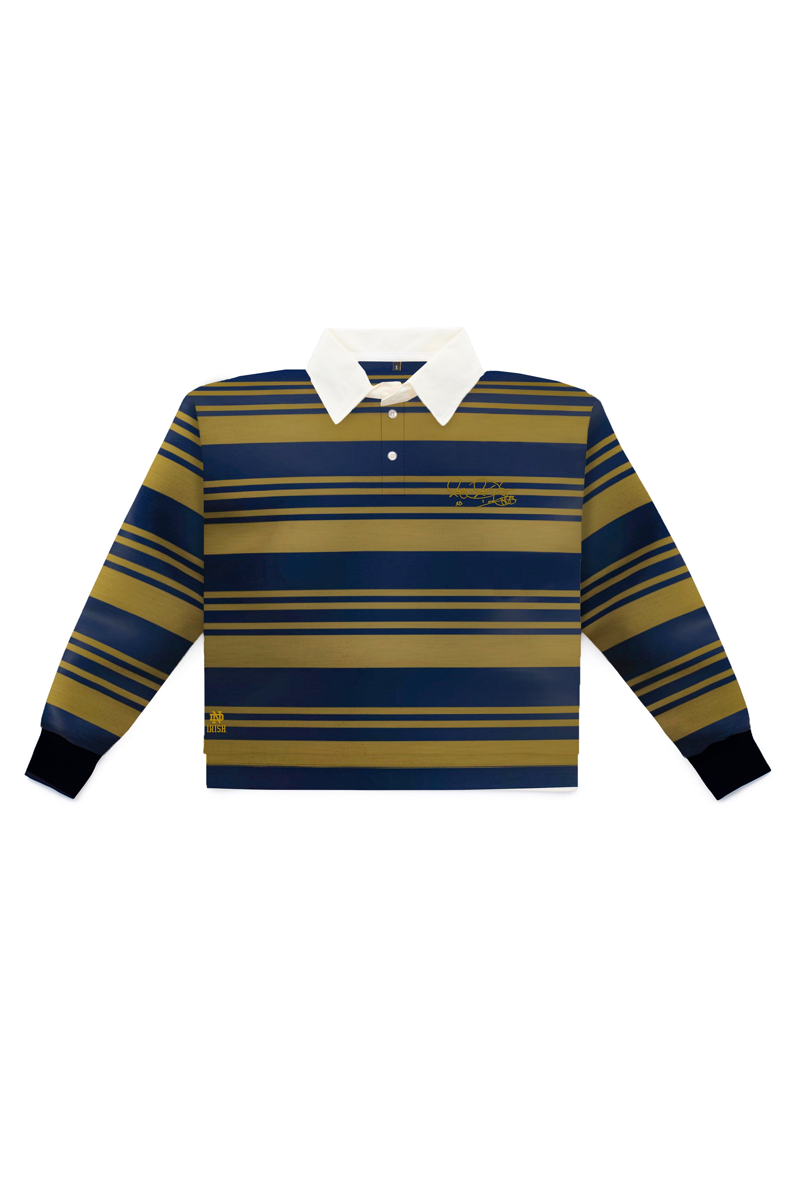 【新品未使用タグ付き】ブラームス　wide border rugby shirt blurhmsROOTSTOCK Wide Border Rugby Shirt ブラームスルーツストック