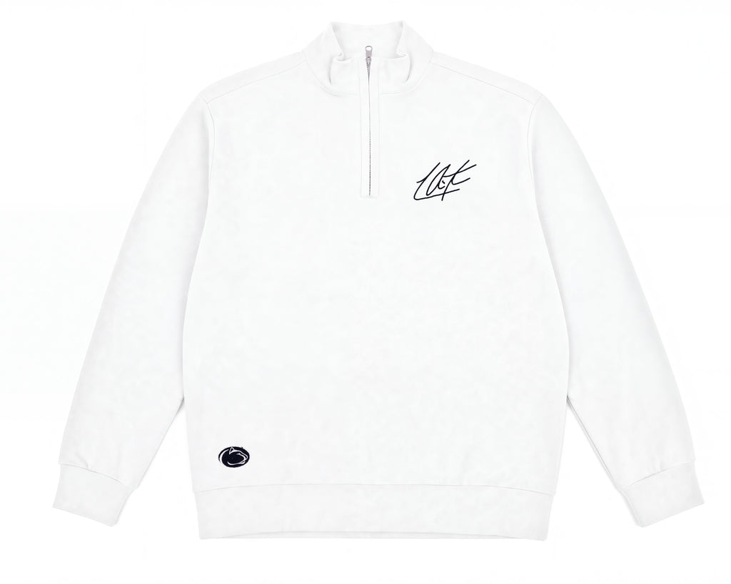 Signature Pro® Penn State Nittany Lion Men's LaVar Arrington Pullover 1/4 Zip Sweater
