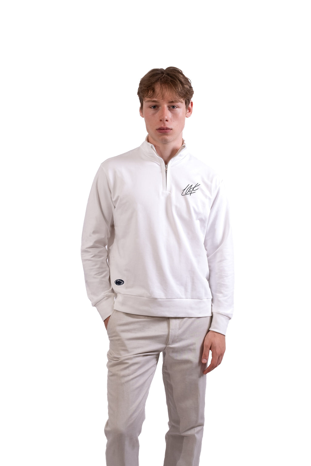Signature Pro® Penn State Nittany Lion Men's LaVar Arrington Pullover 1/2 Zip Sweater